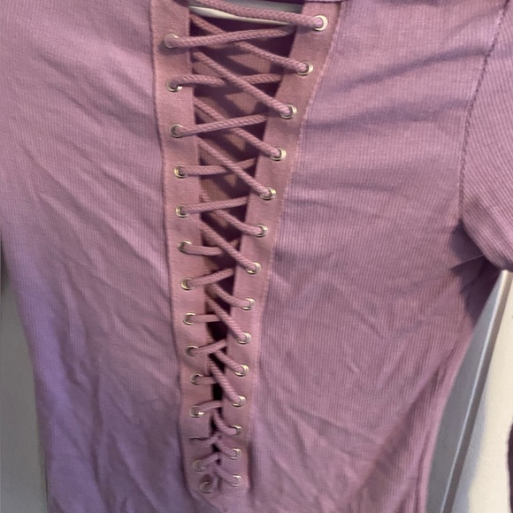 Fashion Nova Purple Bodysuit - Picture 3 of 4